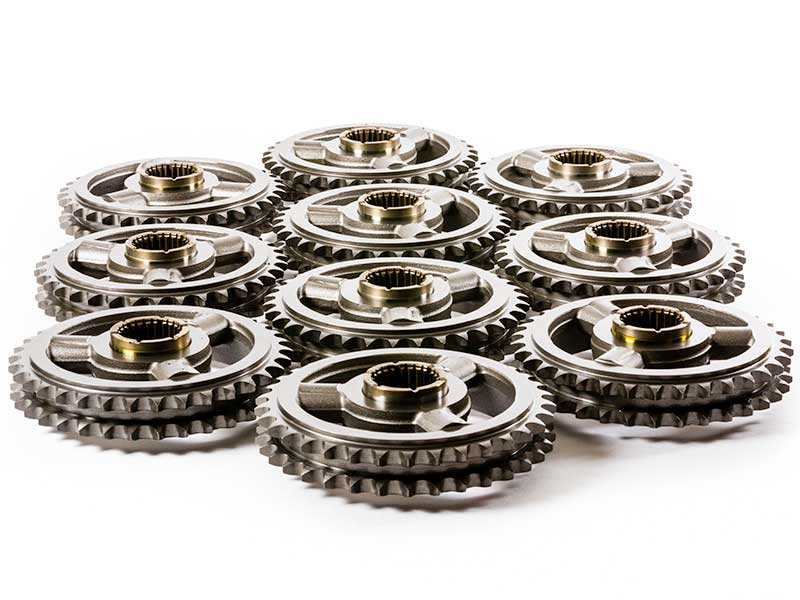 Sprockets Basin Precision Machining specializes in the manufacture of sprockets, gears and hubs. We have specialized state-of-the-art equipment that allows us to mass produce wheels with teeth on the inside and outside diameters with exceptional precision.