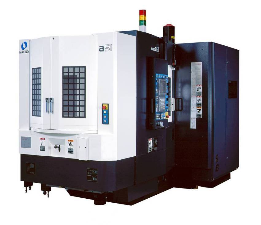 makino a51e The Makino a51e 3-Machine Horizontal Machining Center (HMC) System—a cutting-edge production cell that delivers high-speed, high-accuracy performance for your most complex components.